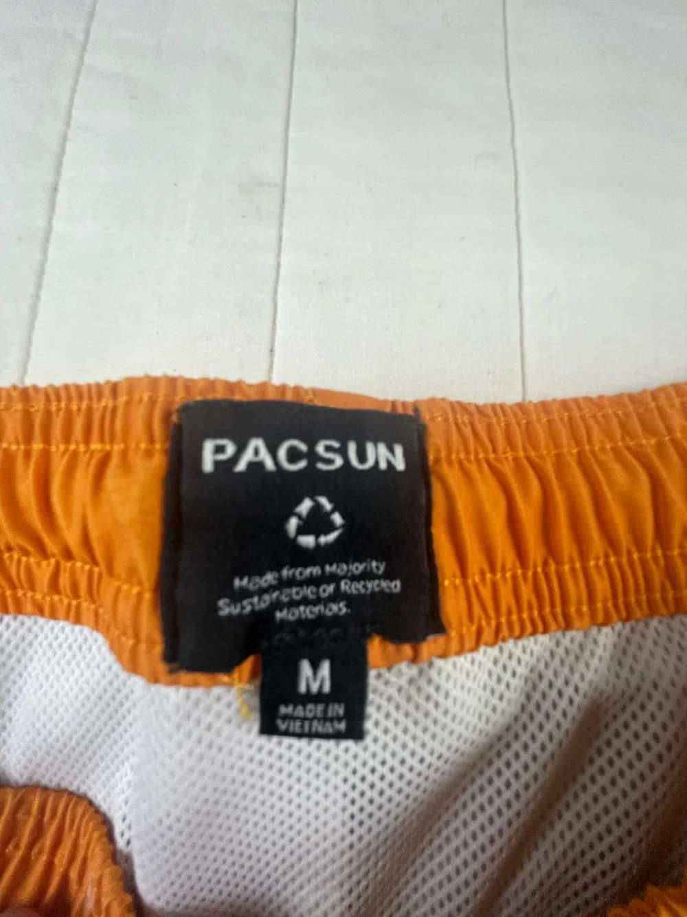 PacSun Color Block Retro Swim Trunks Medium